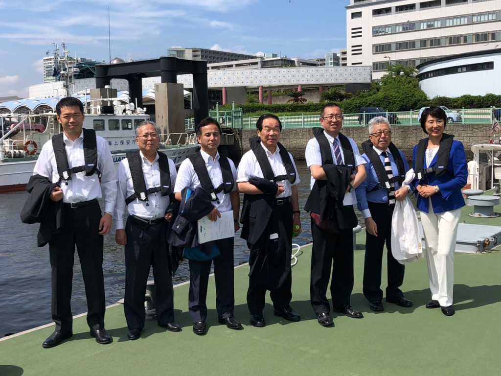 「海洋国日本の災害医療の未来を考える議員連盟」による視察